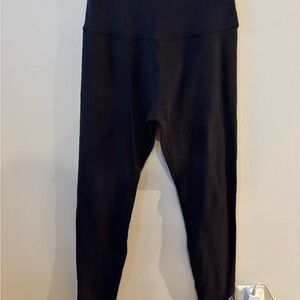 Beyond Yoga Classic Black Leggings / Pure Barre Collab